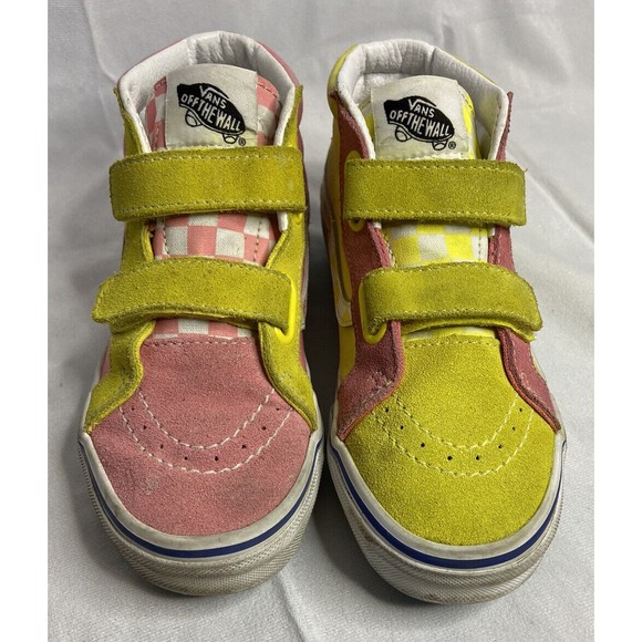Vans X Spongebob Kids Sneakers Sk8-Hi Reissue Rare Sneakers Shoes Size 2.5 Kids - Picture 4 of 9